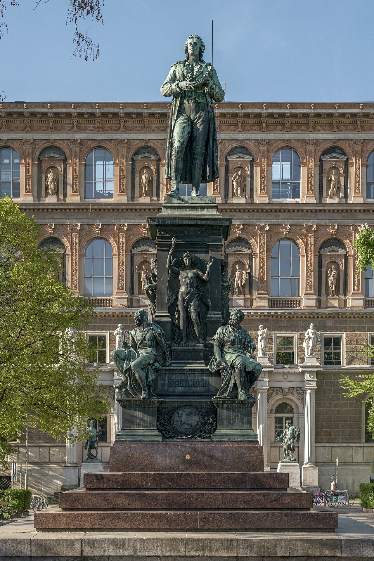 Schiller monument, Vienna by Johannes Schilling