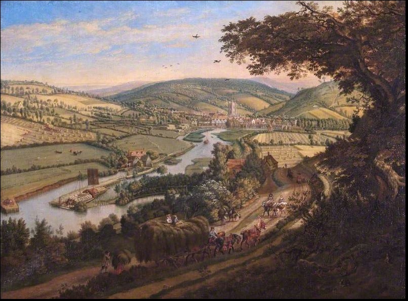 Henley-on-Thames from the Wargrave Road, Oxfordshire by Johannes Siberechts