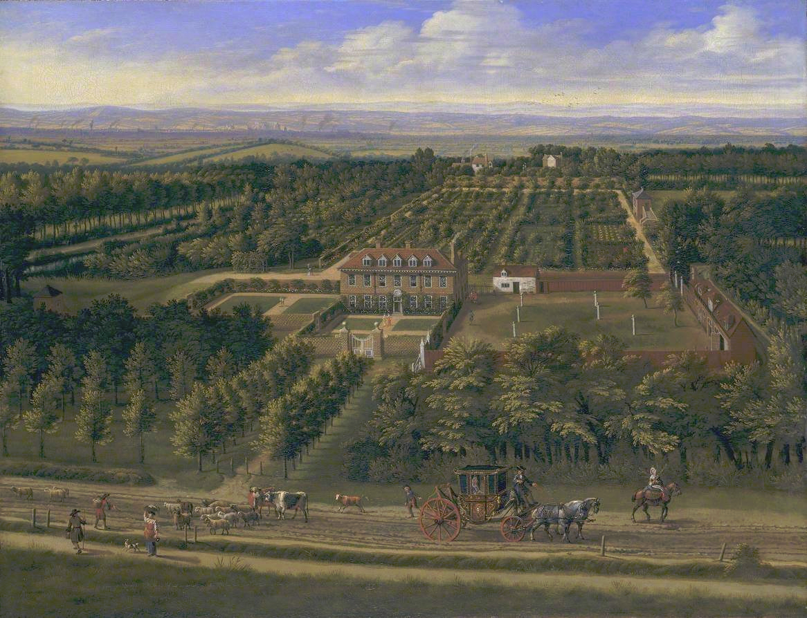 View of a House and its Estate in Belsize, Middlesex by Johannes Siberechts