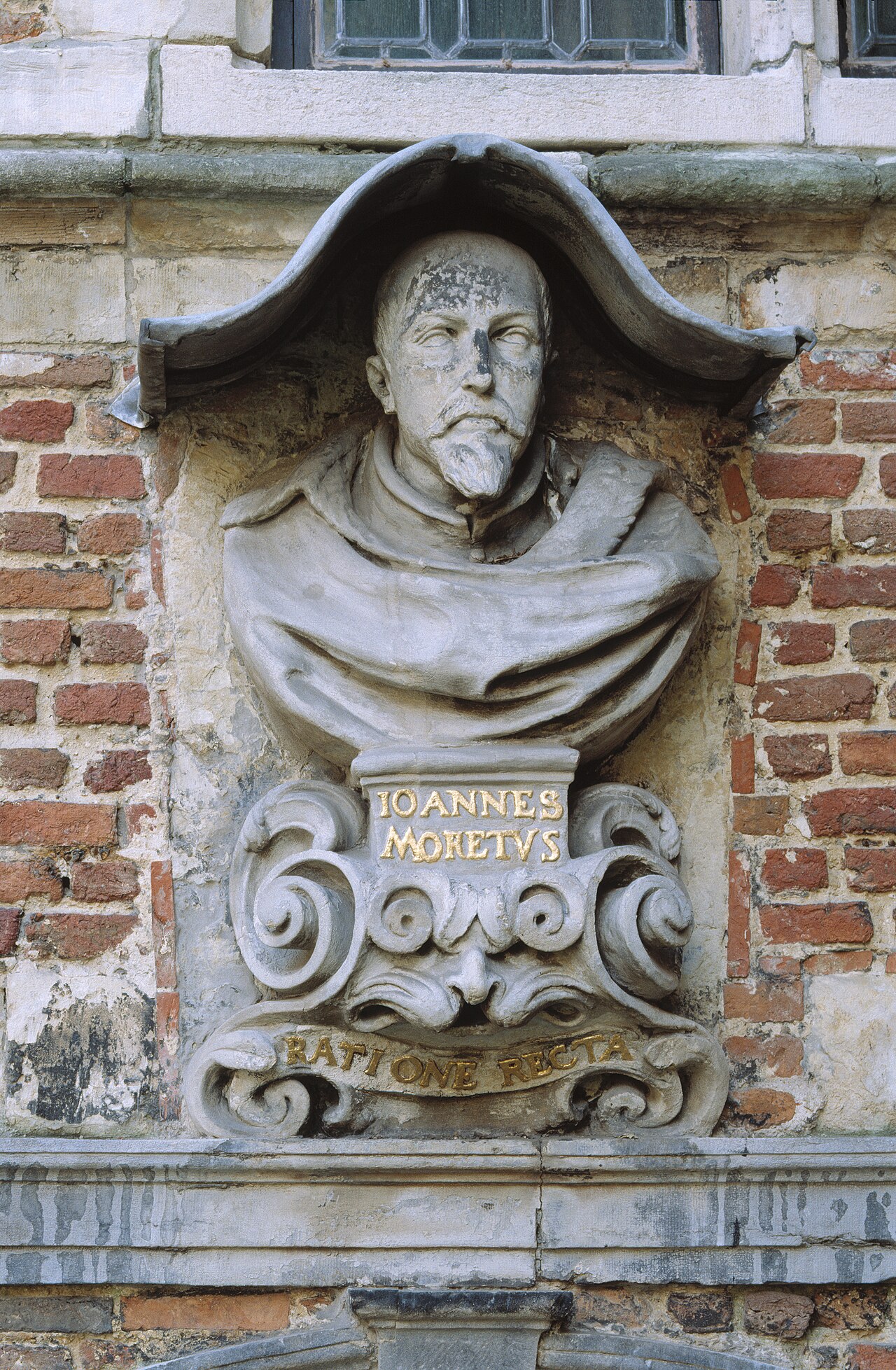 Bust of Jan I Moretus by Johannes van Mildert