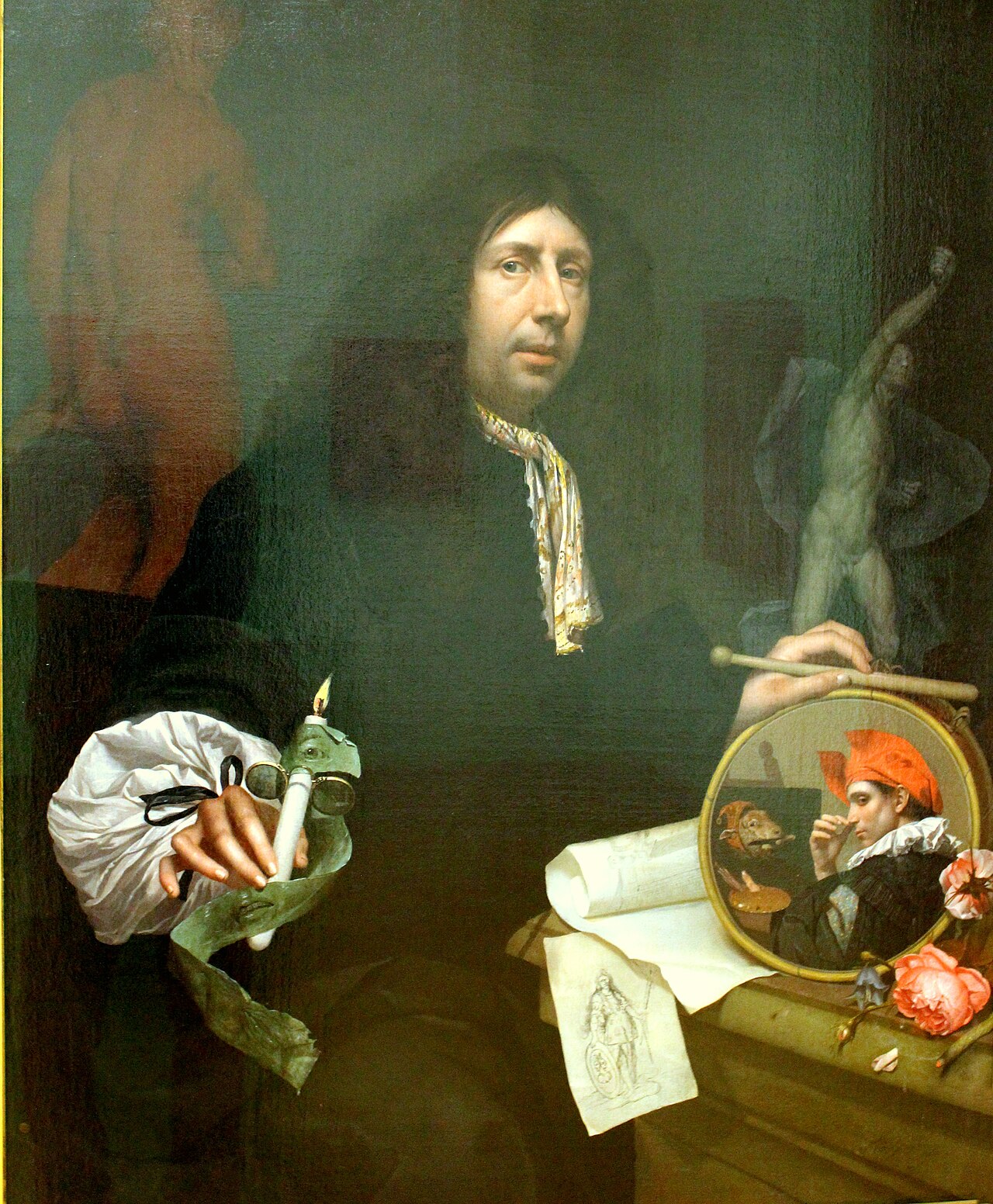Portrait of Gerard ter Borch? by Johannes van Wijckersloot