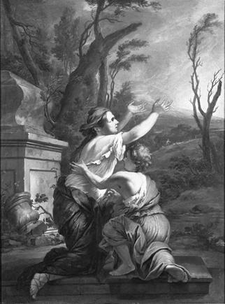 Hagar and Ishmael in the Desert by Johannes Voorhout