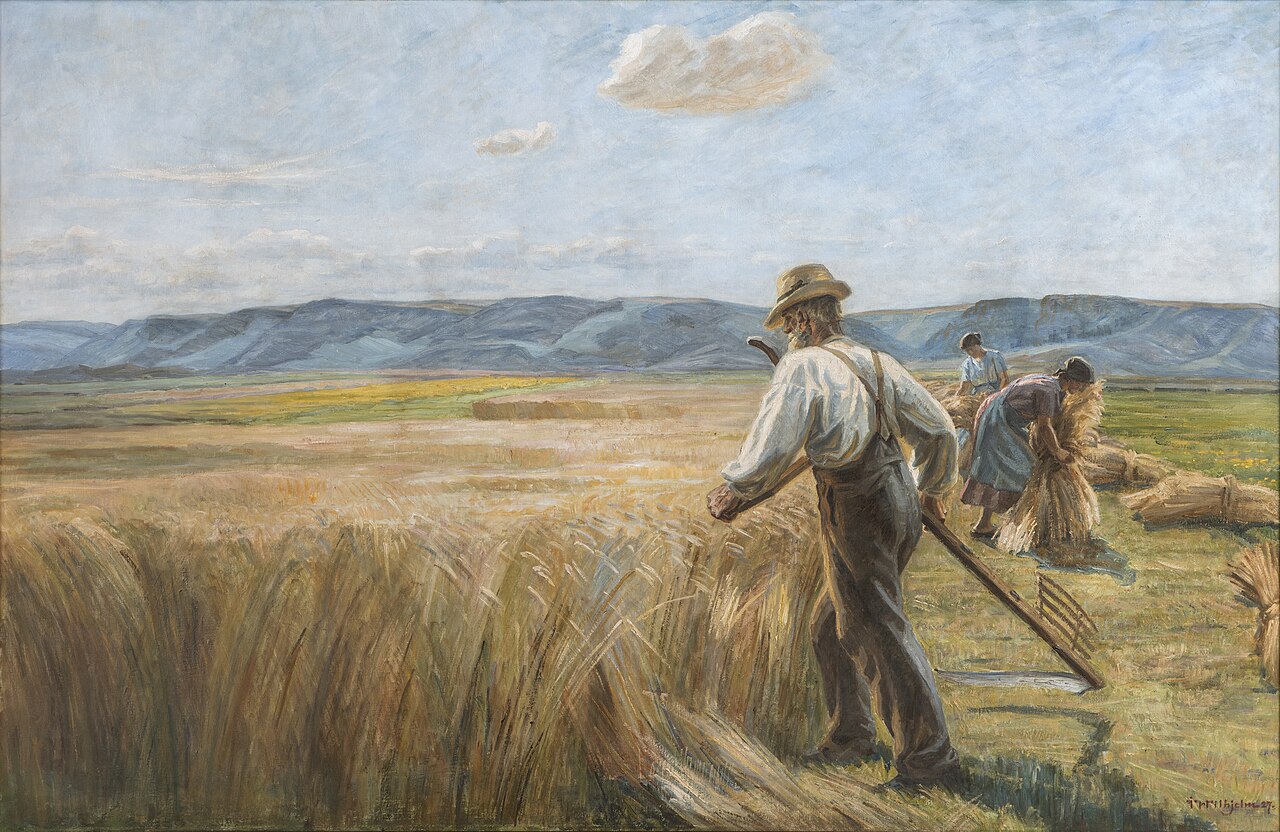 Harvest workers by Johannes Wilhjelm