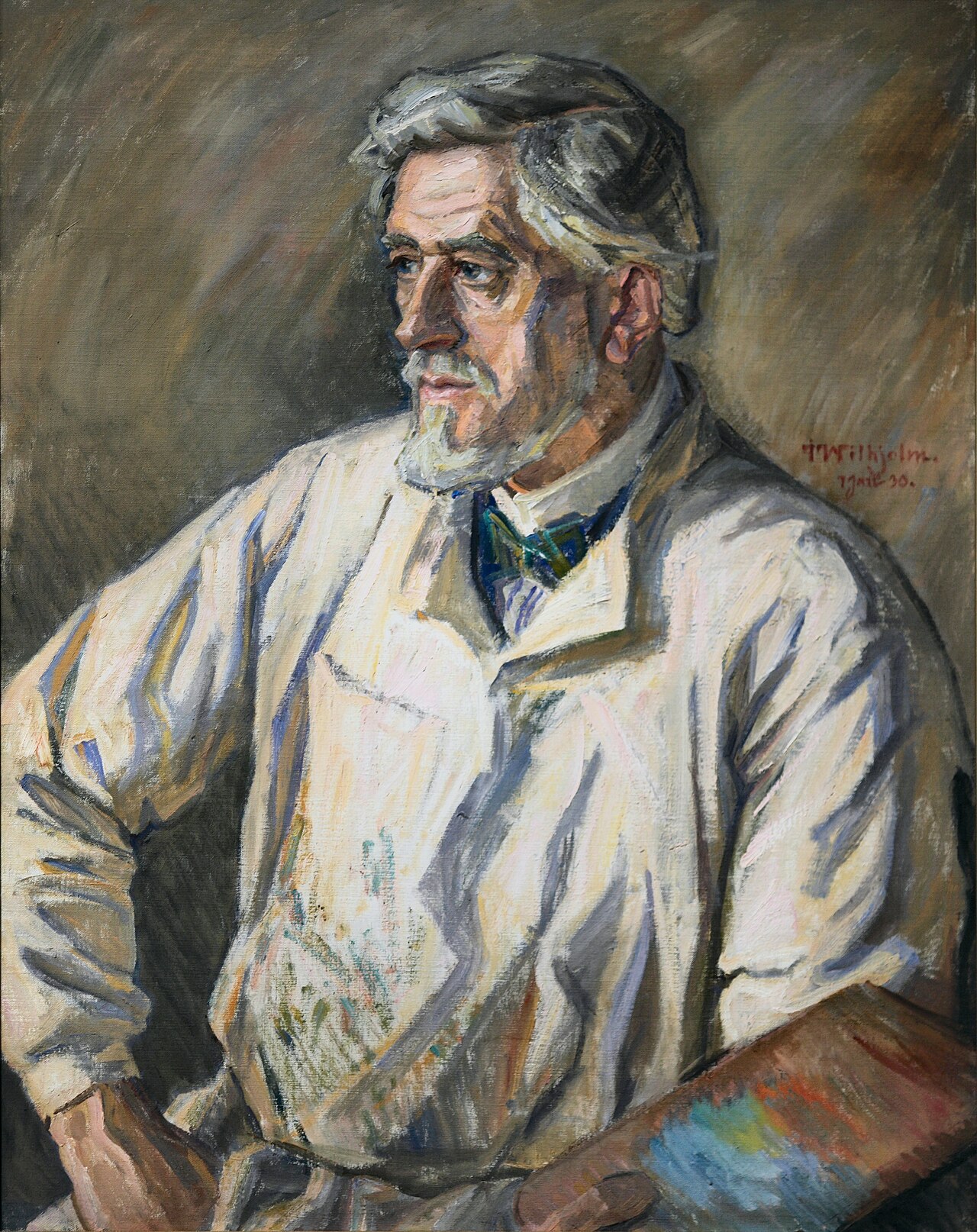 Portrait of J.F. Willumsen by Johannes Wilhjelm