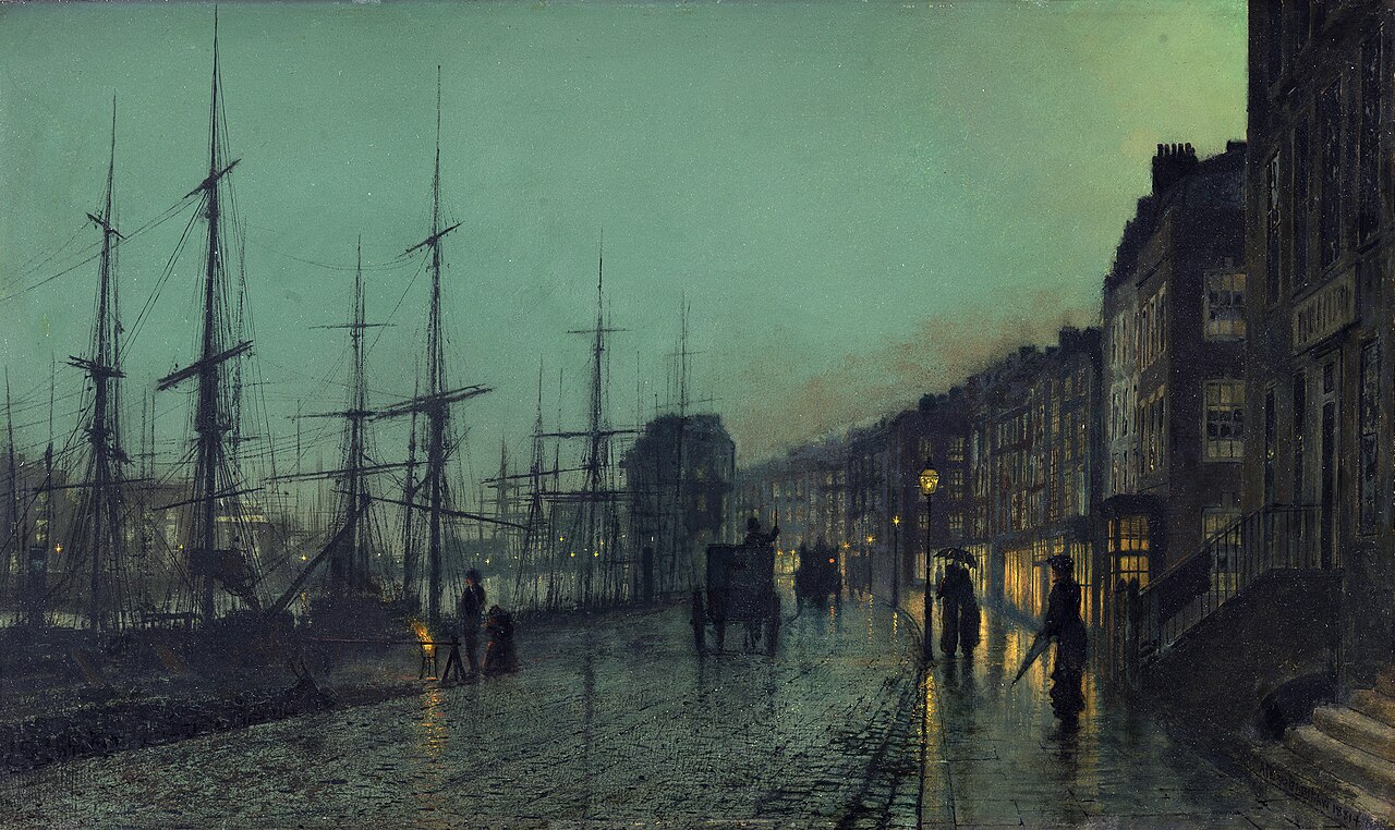 Shipping on the Clyde by John Atkinson Grimshaw