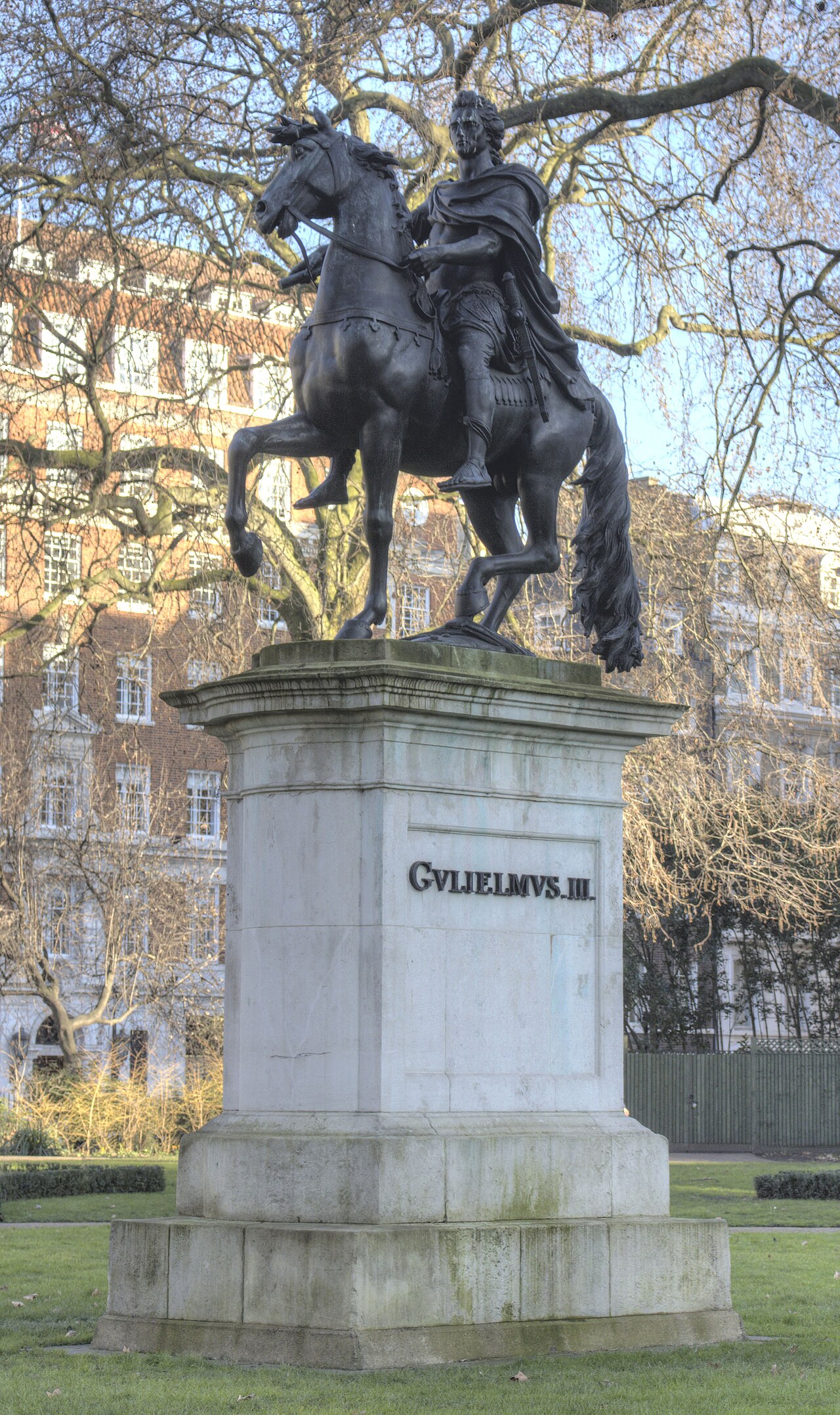 equestrian statue of William III by John Bacon