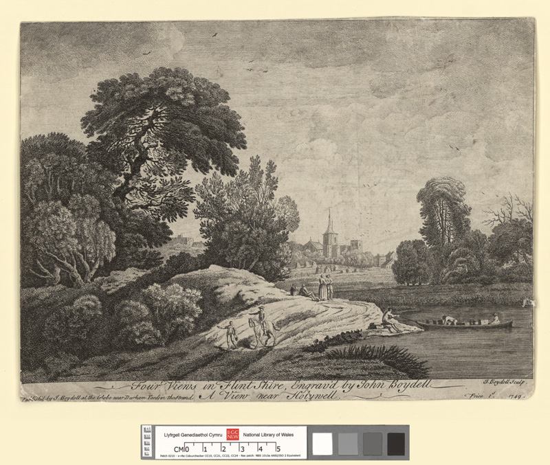 A view near Holywell by John Boydell