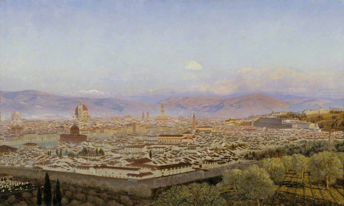 Florence from Bellosguardo by John Brett