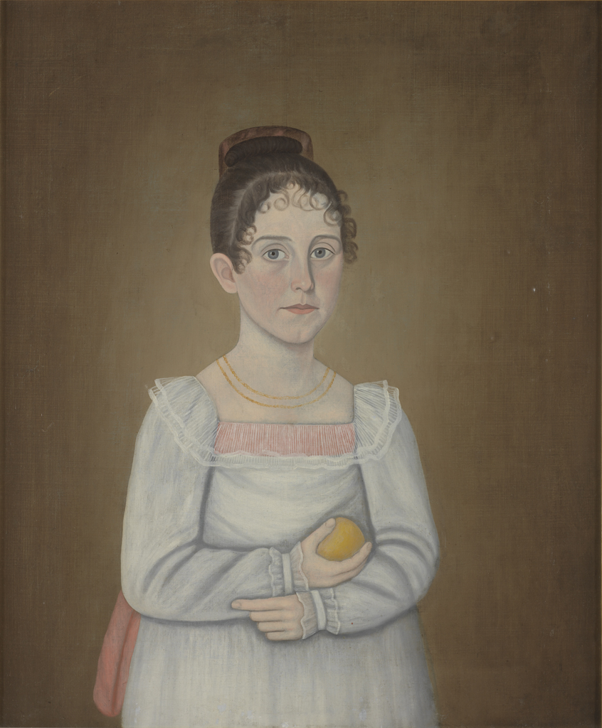 Portrait of a Young Girl by John Brewster, Jr.