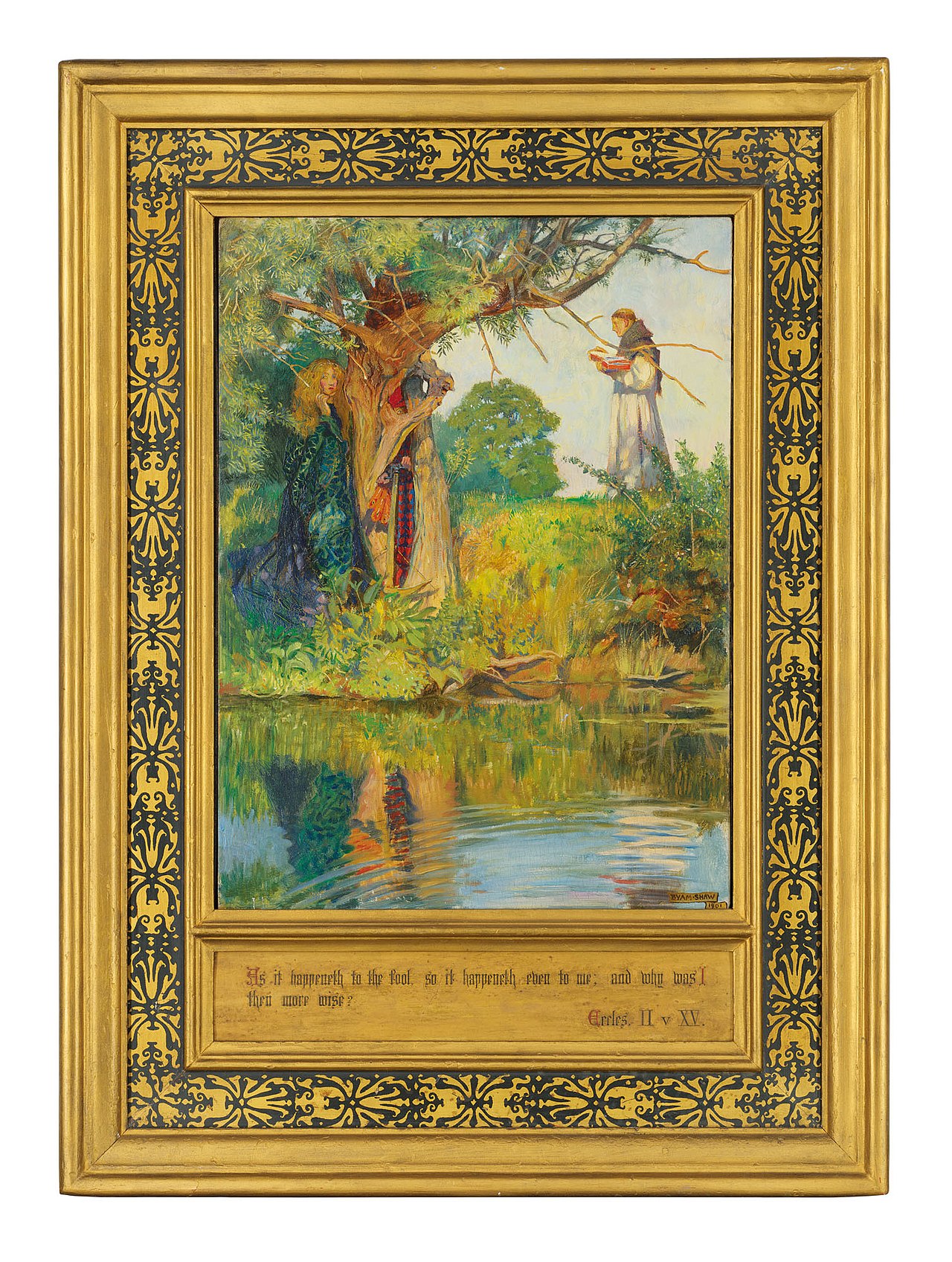 'As it happeneth to the fool' by John Byam Liston Shaw