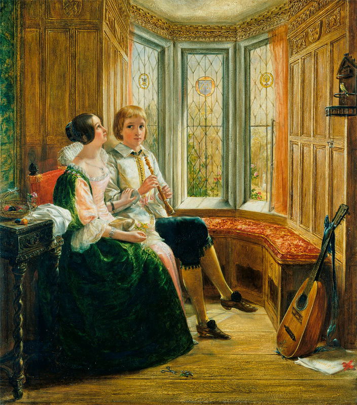 The Rival Performers by John Callcott Horsley