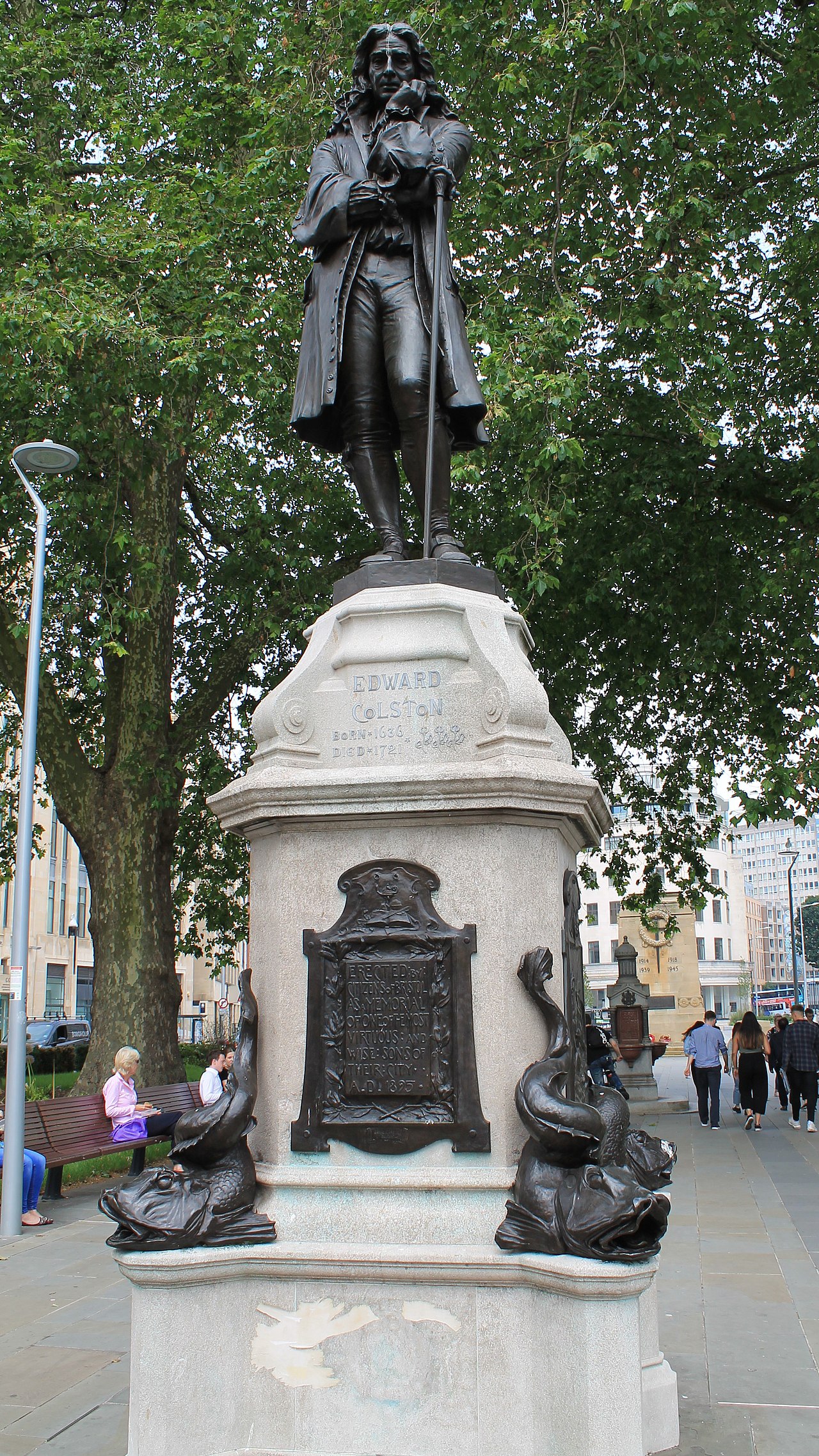 Statue of Edward Colston by John Cassidy