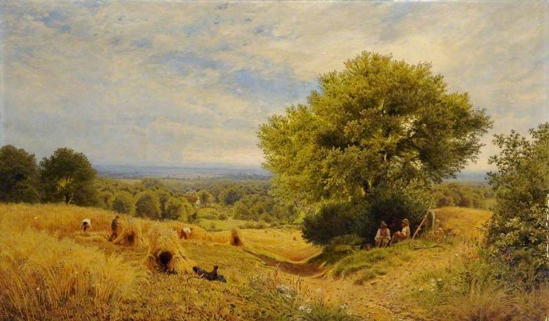 Harvest Time by John Clayton Adams