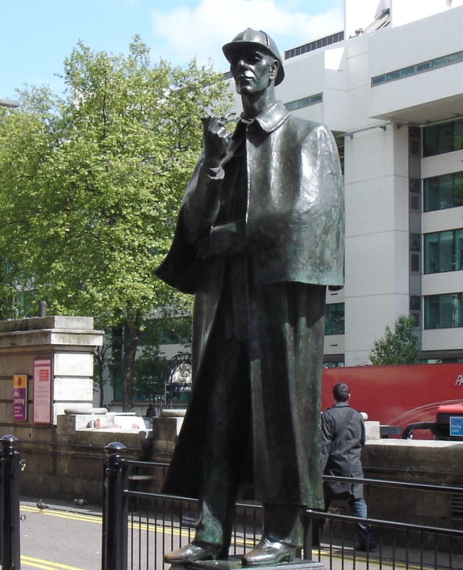 Statue of Sherlock Holmes by John Doubleday