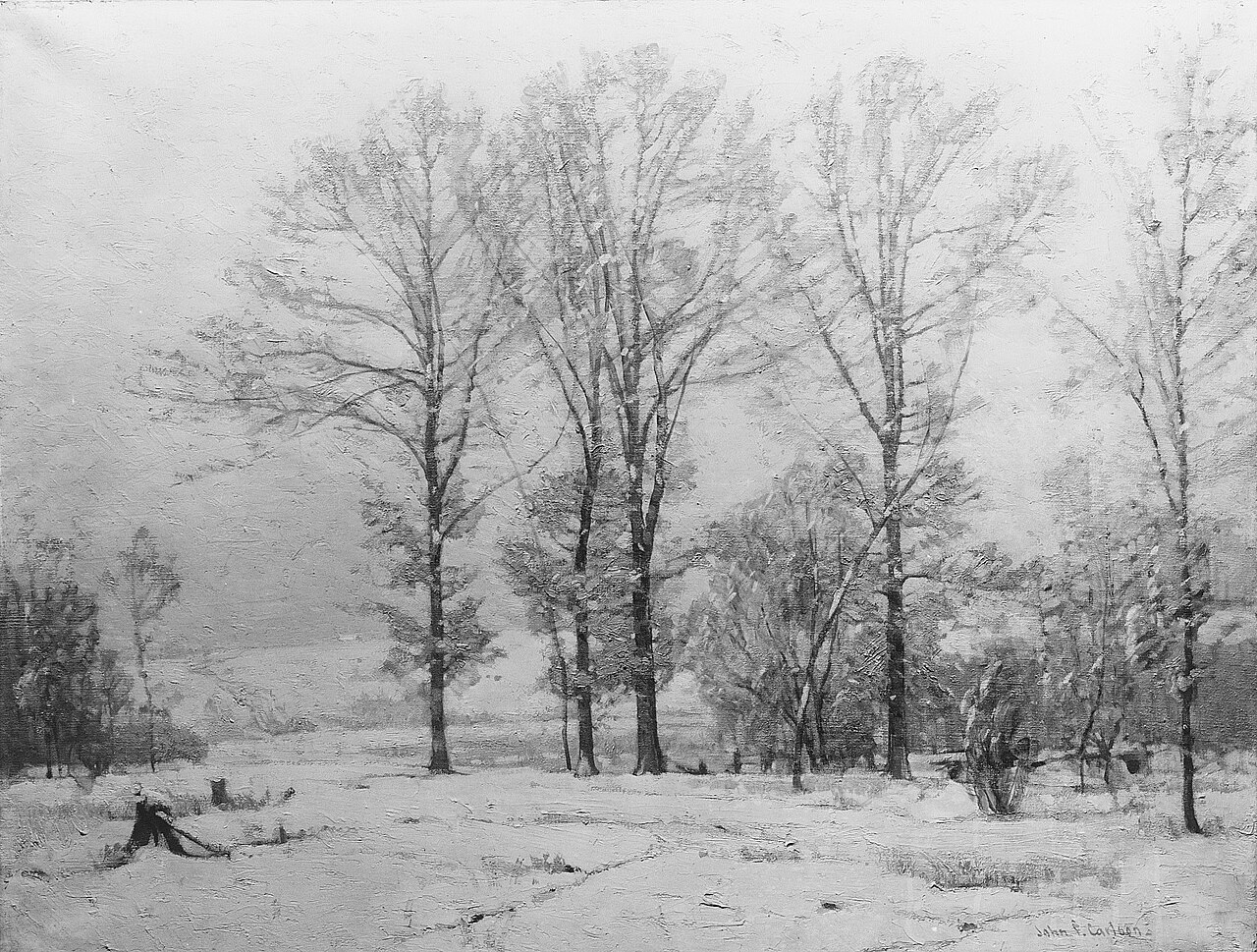 Snow Flurries by John F. Carlson