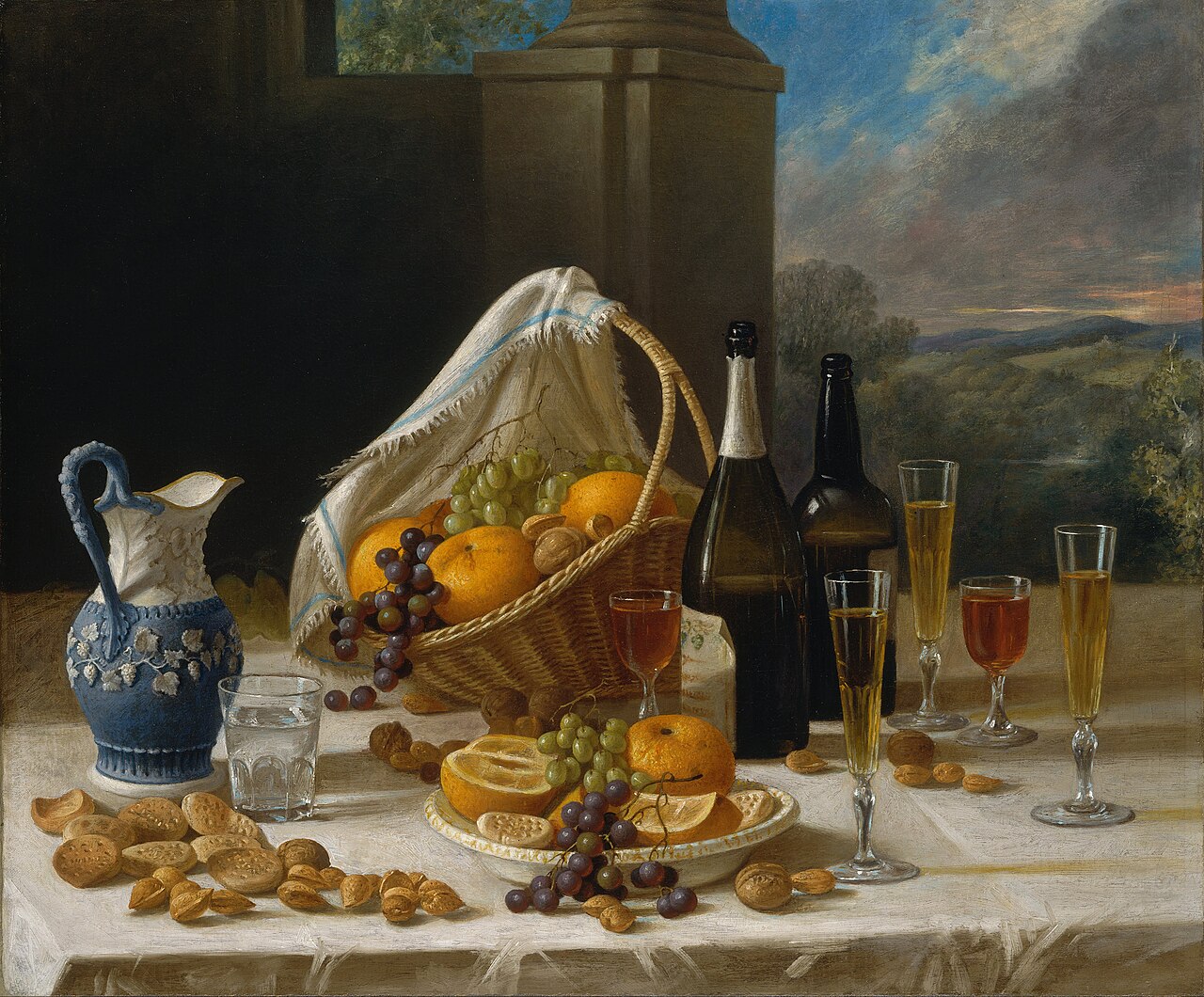 Luncheon Still Life by John F. Francis