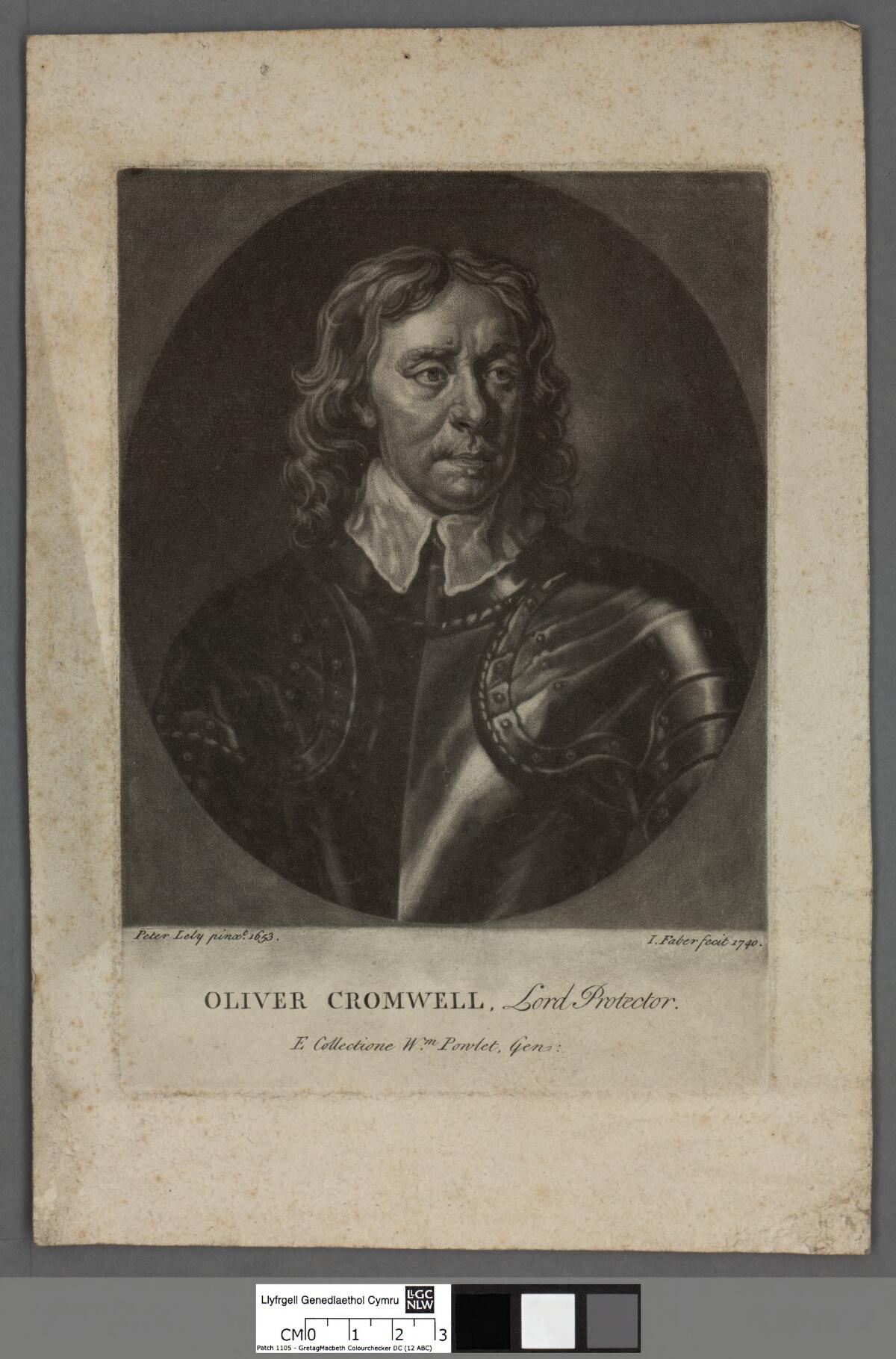 Oliver Cromwell, Lord Protector by John Faber