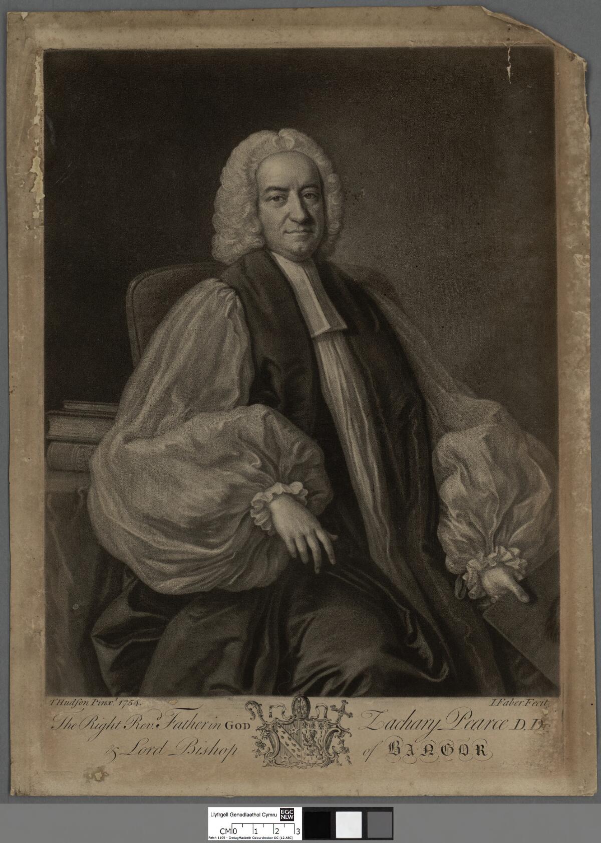 The Right Revd. Father in God Zachary Pearce D.D. & Lord Bishop of Bangor by John Faber