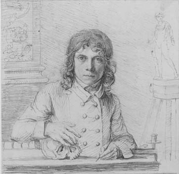 Portrait of John Flaxman Jr.