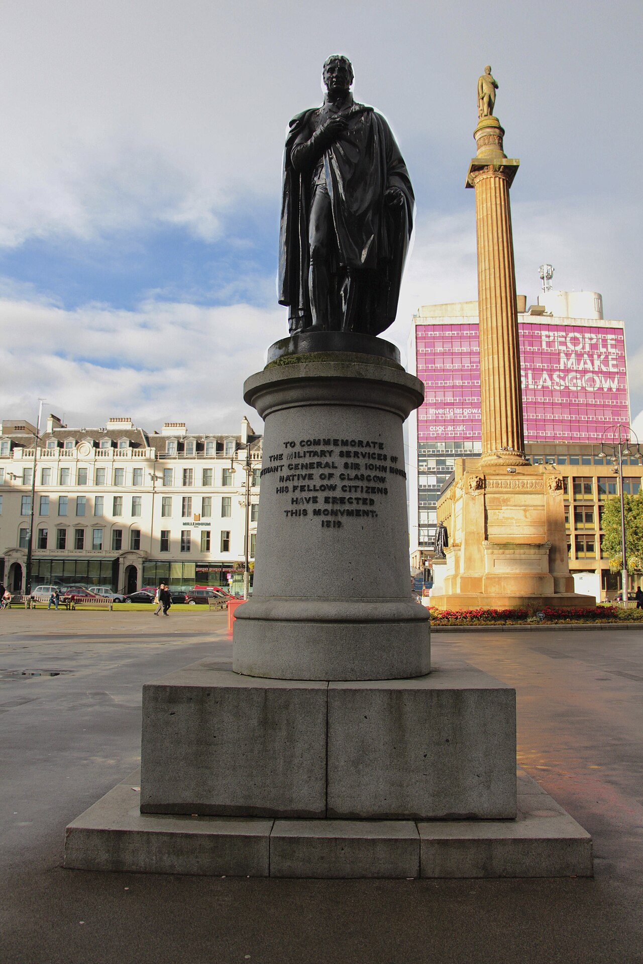Statue of John Moore by John Flaxman Jr.