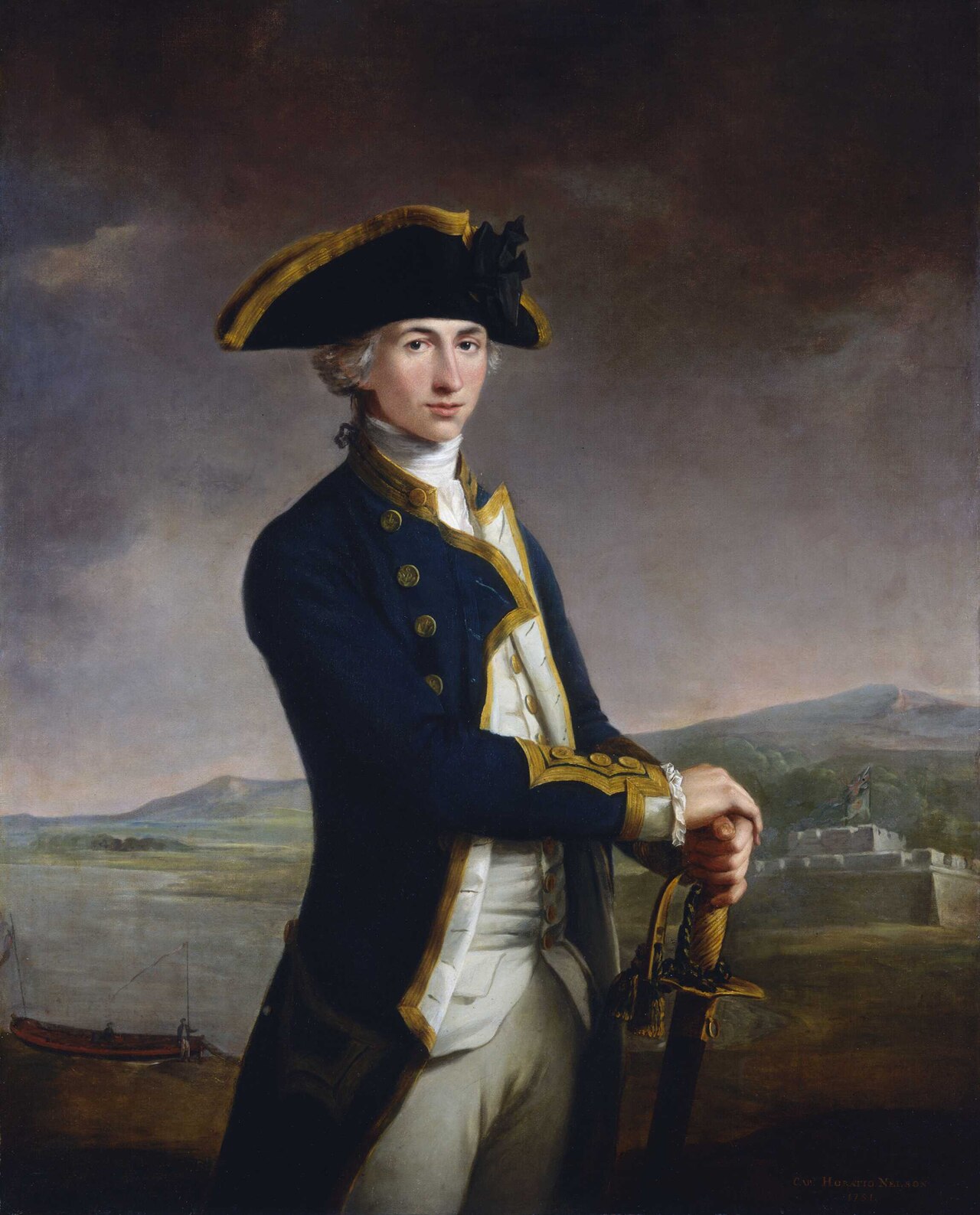 Captain Horatio Nelson, 1758-1805 by John Francis Rigaud
