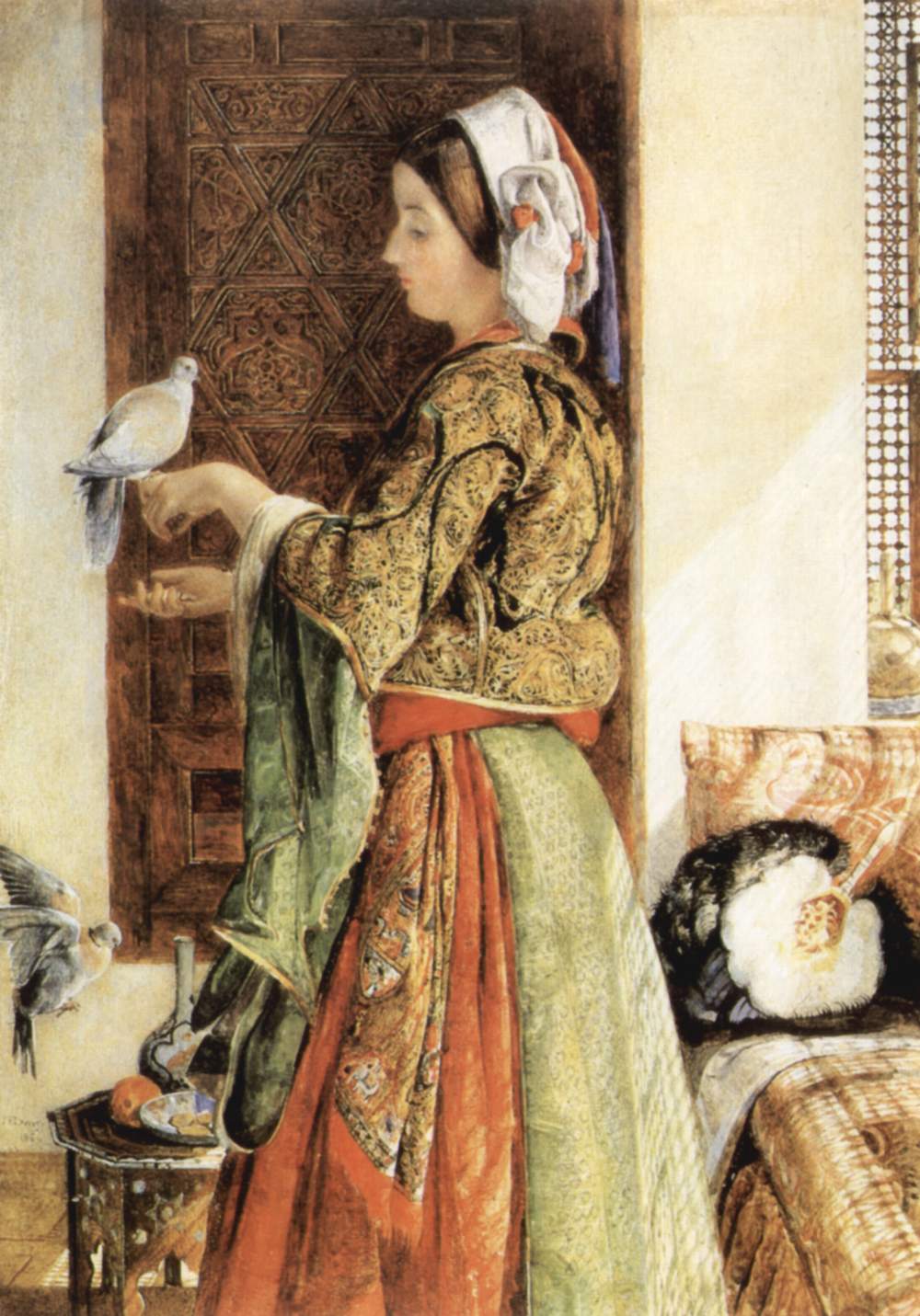 Captive Dove, Kaïro by John Frederick Lewis