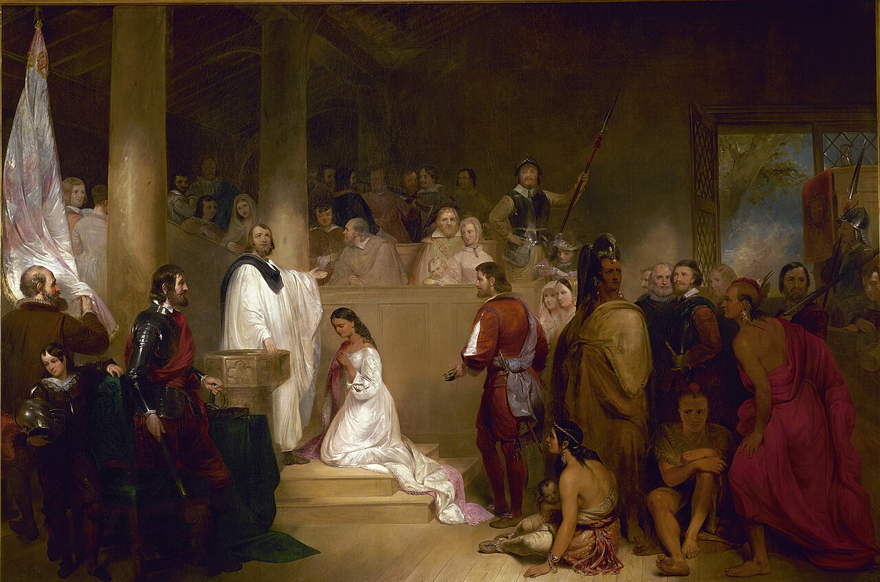 Baptism of Pocahontas, Rotunda, U.S. Capitol by John Gadsby Chapman
