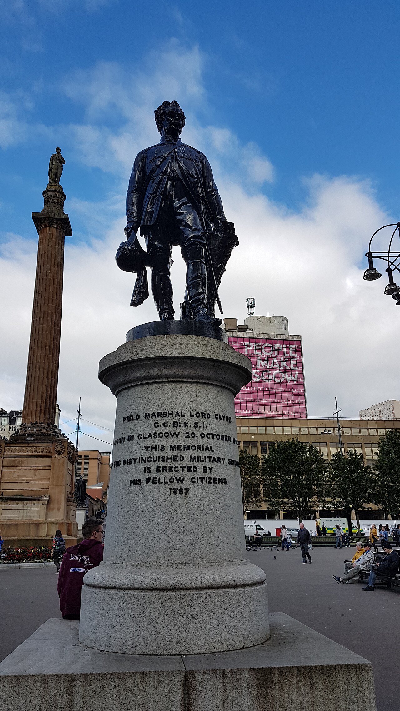Statue of Colin Campbell, 1st Baron Clyde by John Henry Foley