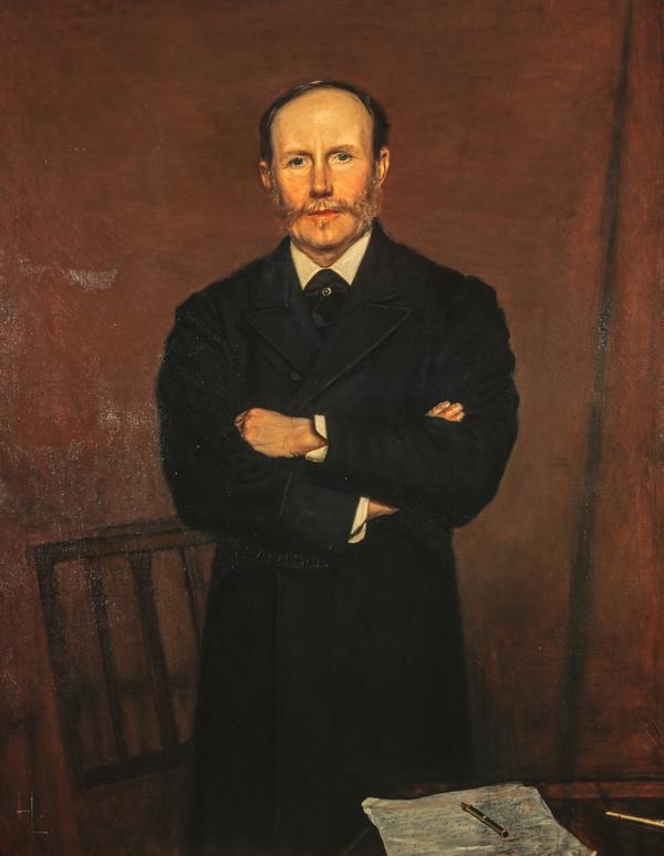 Sir Thomas Sutherland, 1834 - 1922. Chairman of P. and O. Steamship Company by John Henry Lorimer