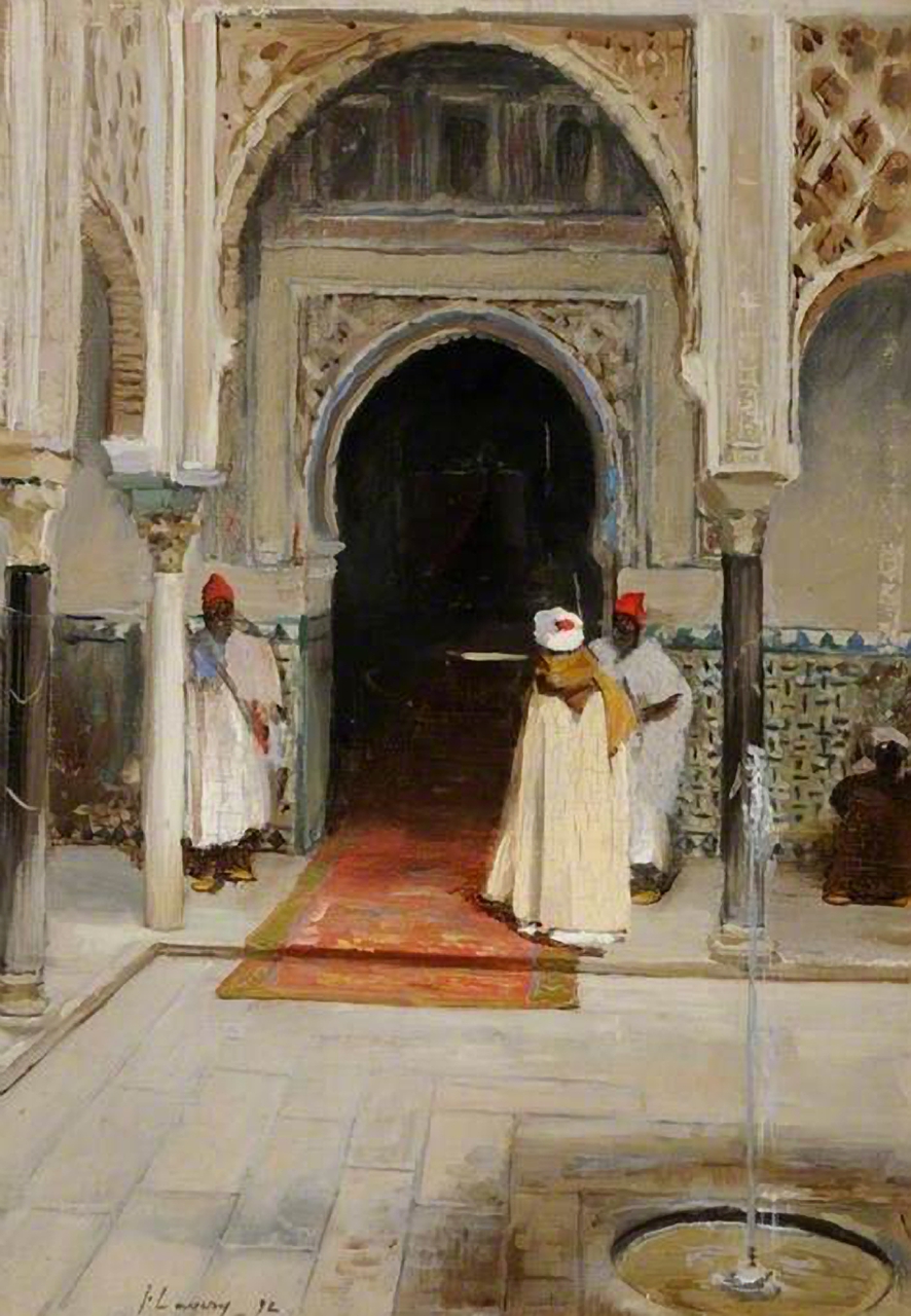 Dar el Cadi, Interior of a Mosque by John Lavery