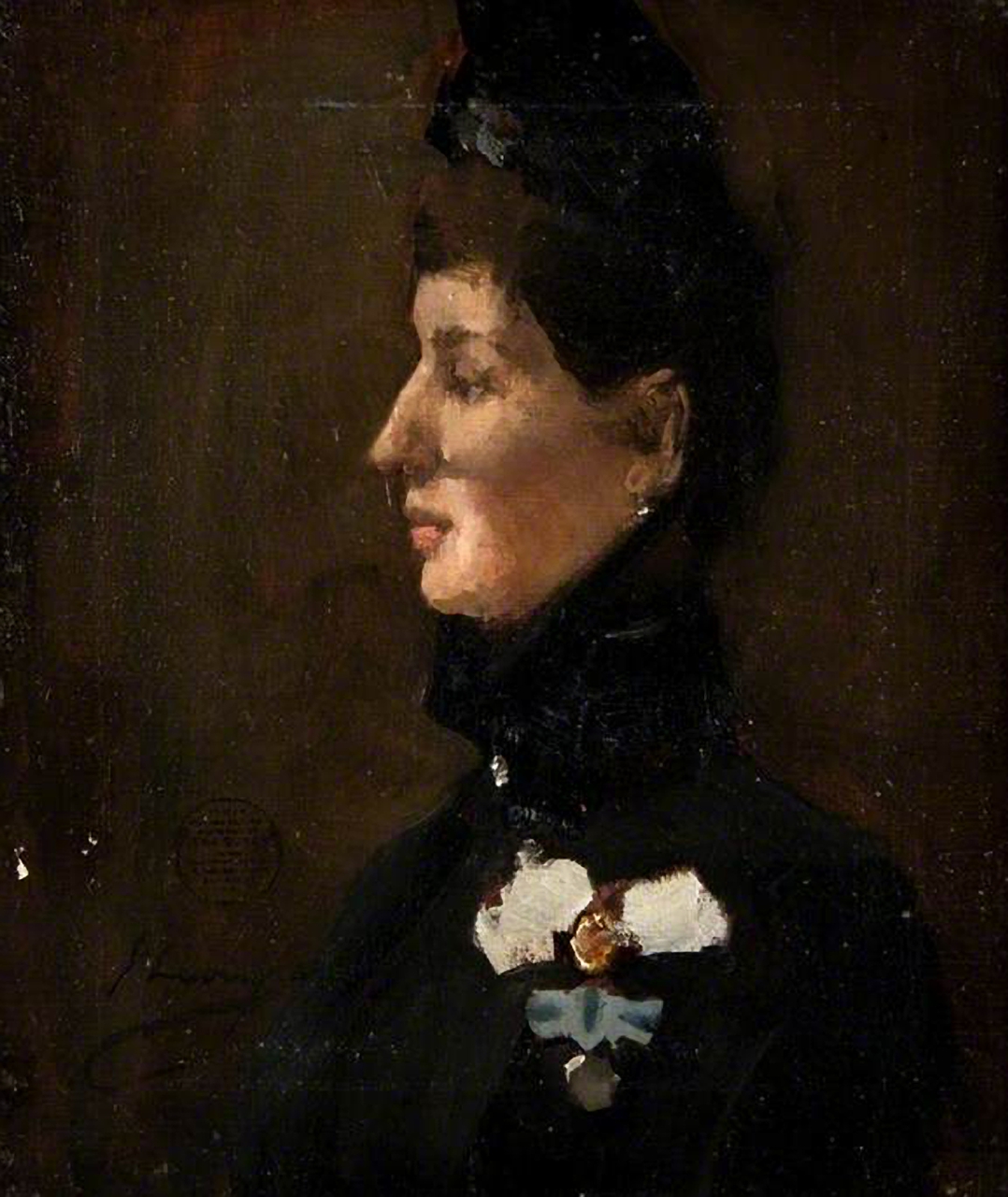 HRH Princess Alix of Hesse (1872–1918) (sketch) by John Lavery