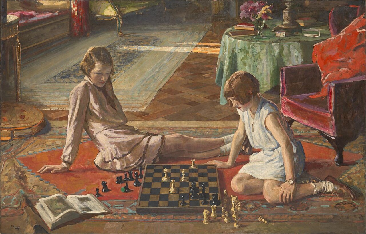 The Chess Players by John Lavery