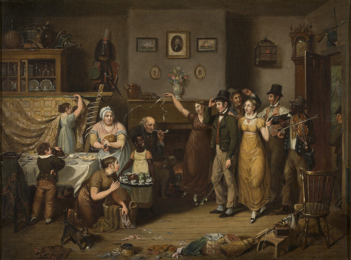 The Quilting Frolic by John Lewis Krimmel