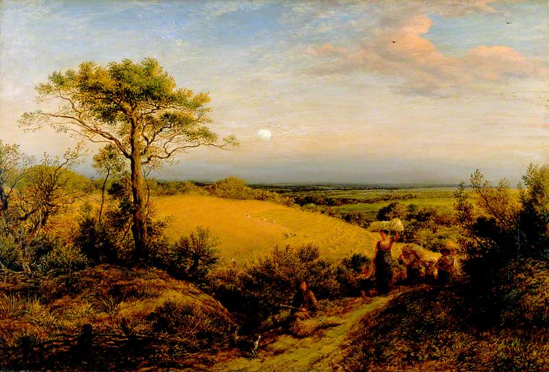 The Harvest Moon by John Linnell