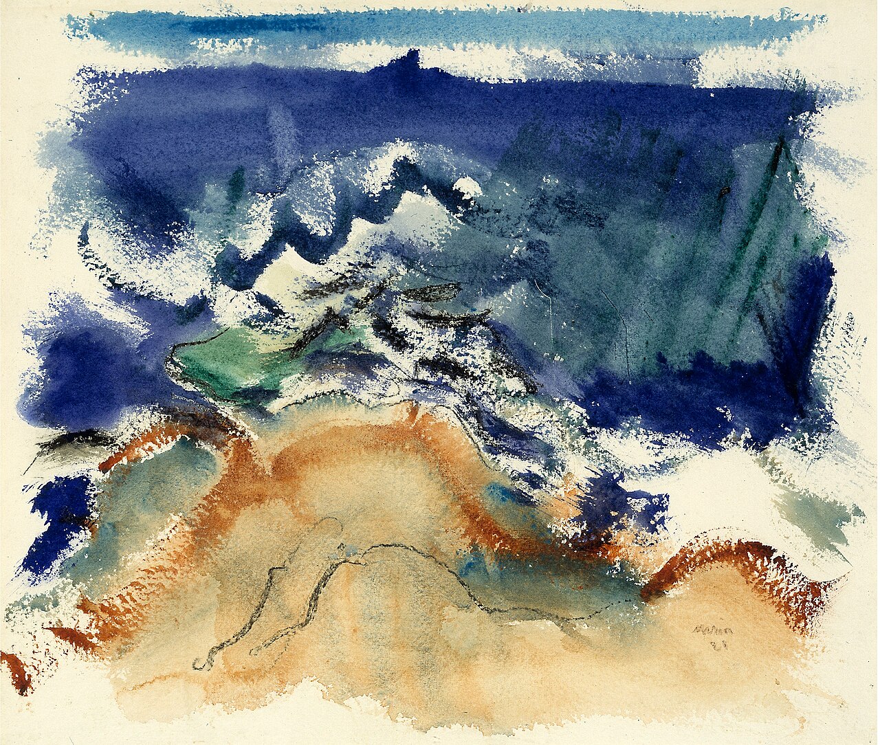 The Sea, Maine by John Marin