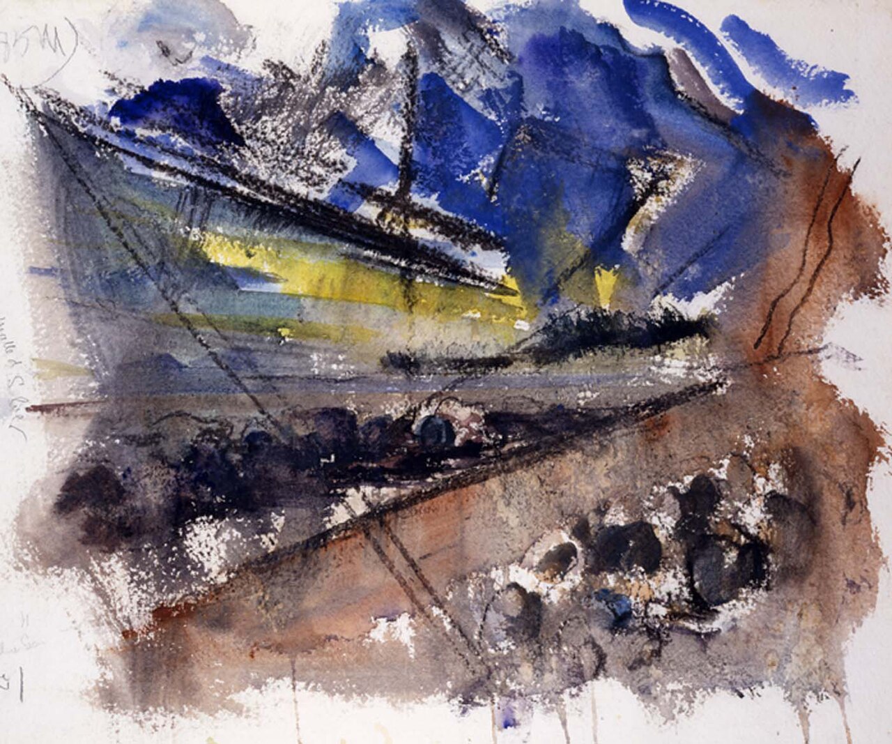 Untitled (The Blue Sea) by John Marin