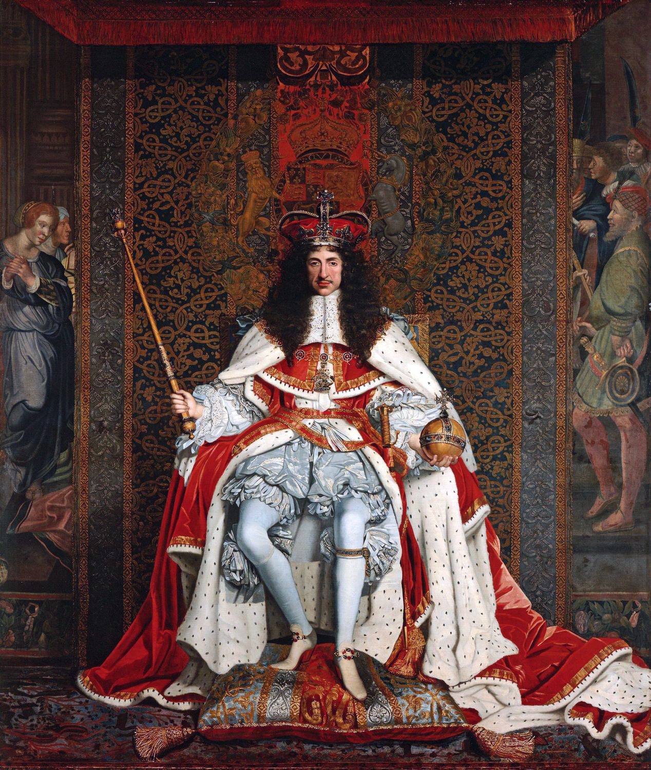 Charles II (1630-1685) by John Michael Wright