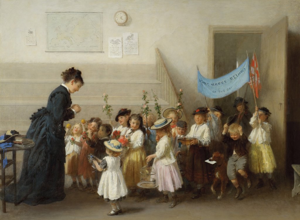 The Schoolmistress's Birthday by John Morgan