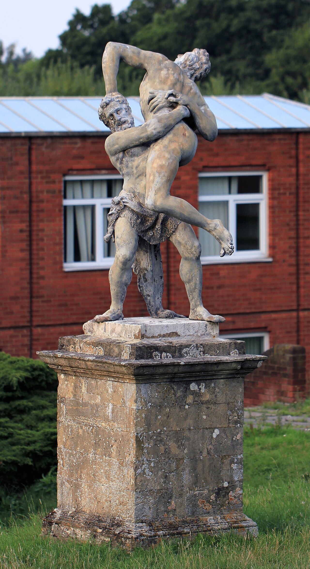 Hercules and Antaeus by John Nost