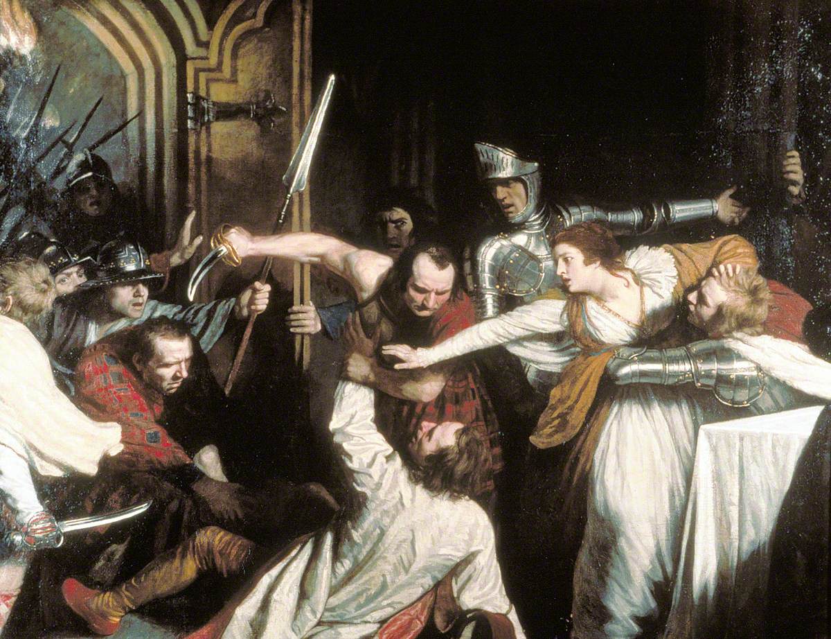 The Murder of David Rizzio by John Opie