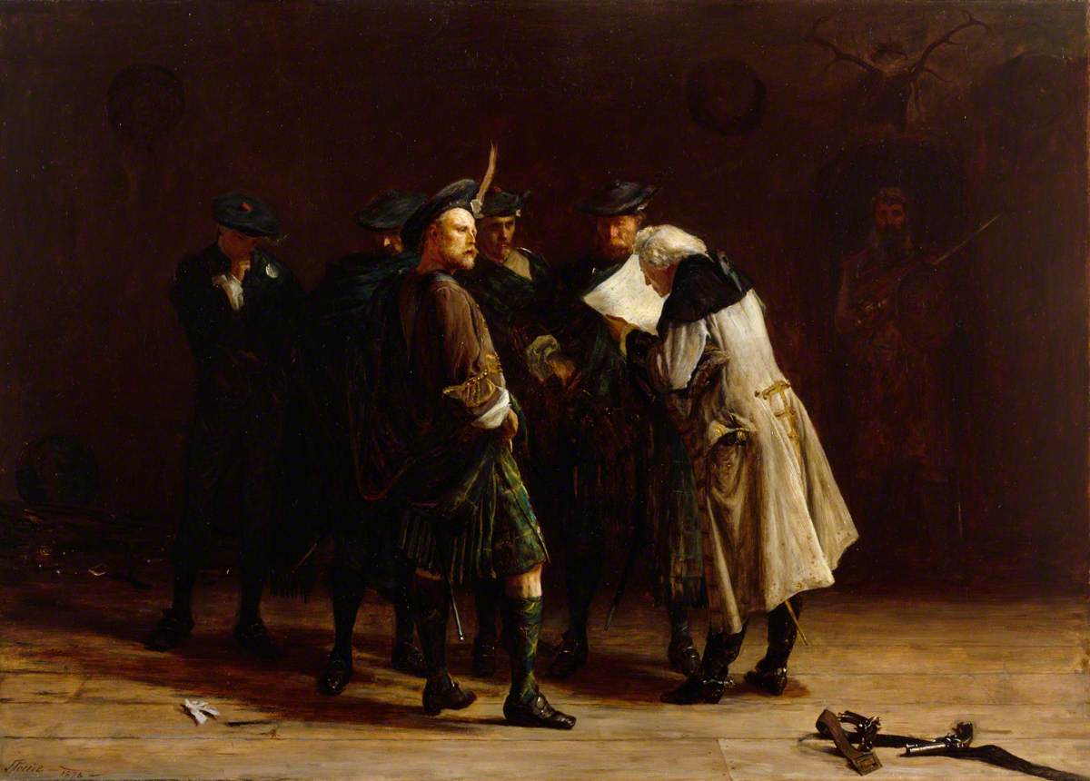 Jacobites, 1745 by John Pettie