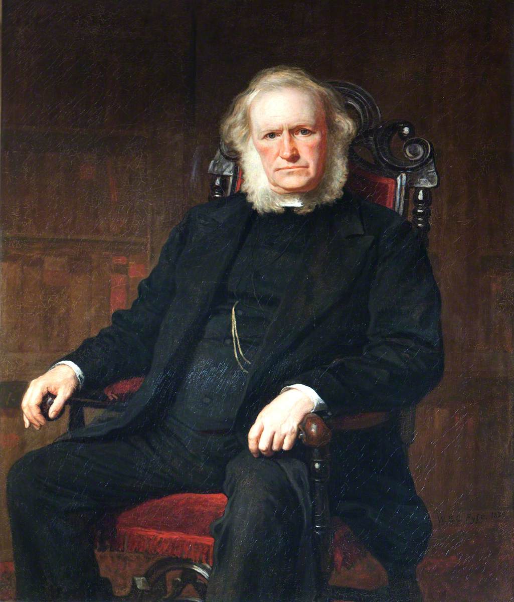 Reverend Peter Lorimer (d.1879), DD, First Principal of Westminster College by John Pettie