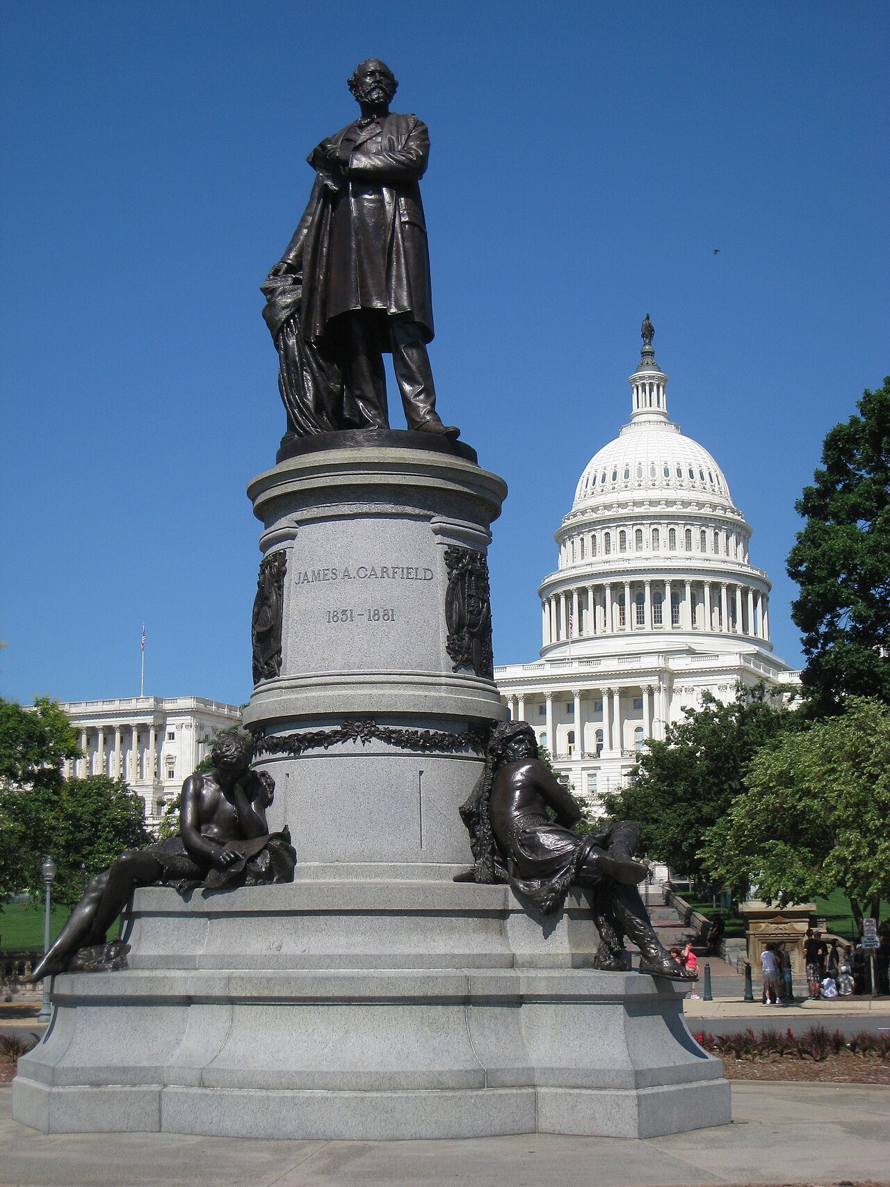 James A. Garfield Monument by John Quincy Adams Ward