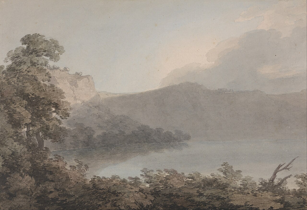 Lake of Vico Between Rome and Florence by John Robert Cozens
