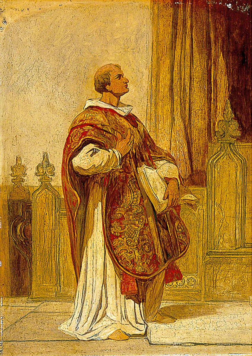 An Ecclesiastic by John Sell Cotman