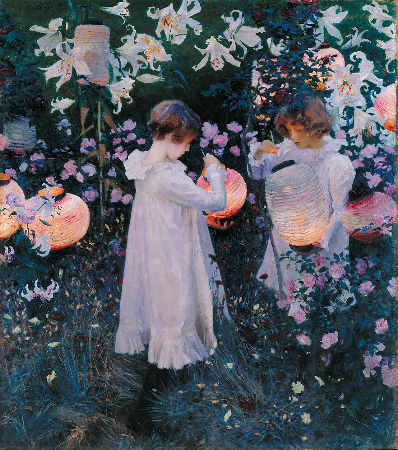 Carnation, Lily, Lily and Rose by John Singer Sargent