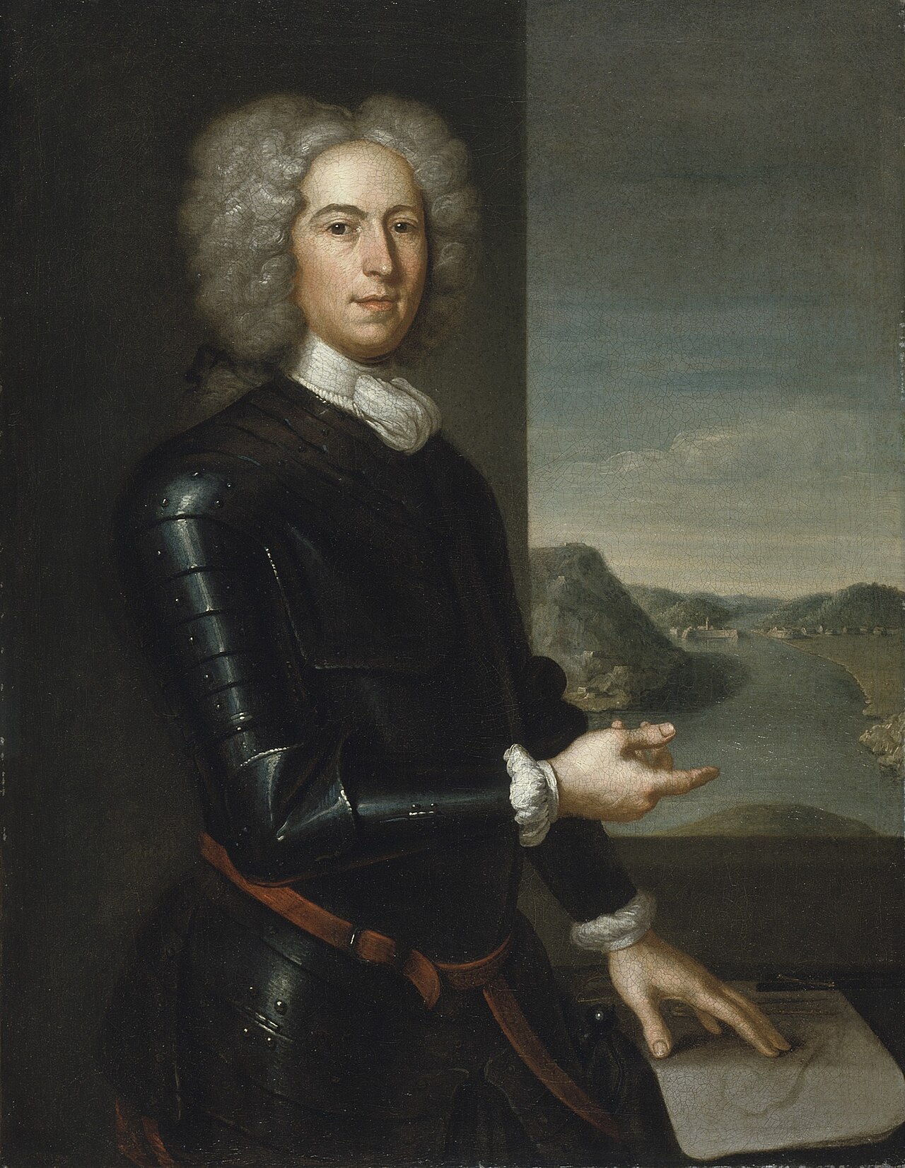 Portrait of Major General Paul Mascarene by John Smibert