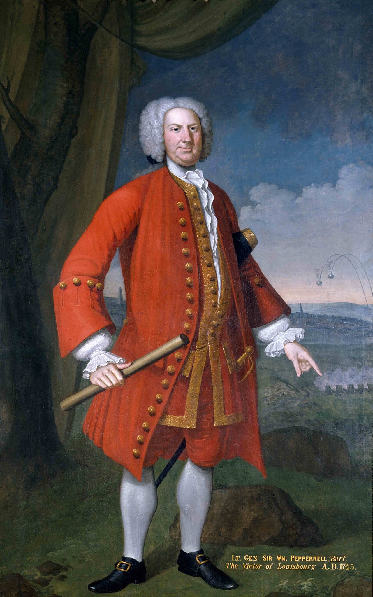 Portrait of William Pepperrell by John Smibert