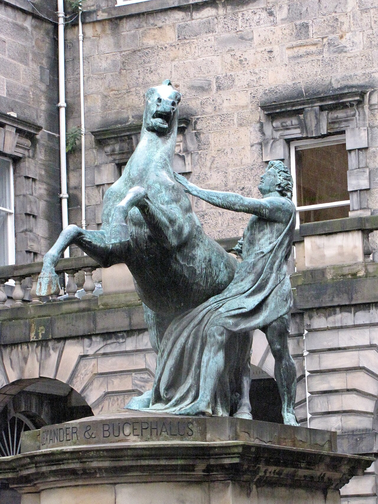 Alexander and Bucephalus by John Steell