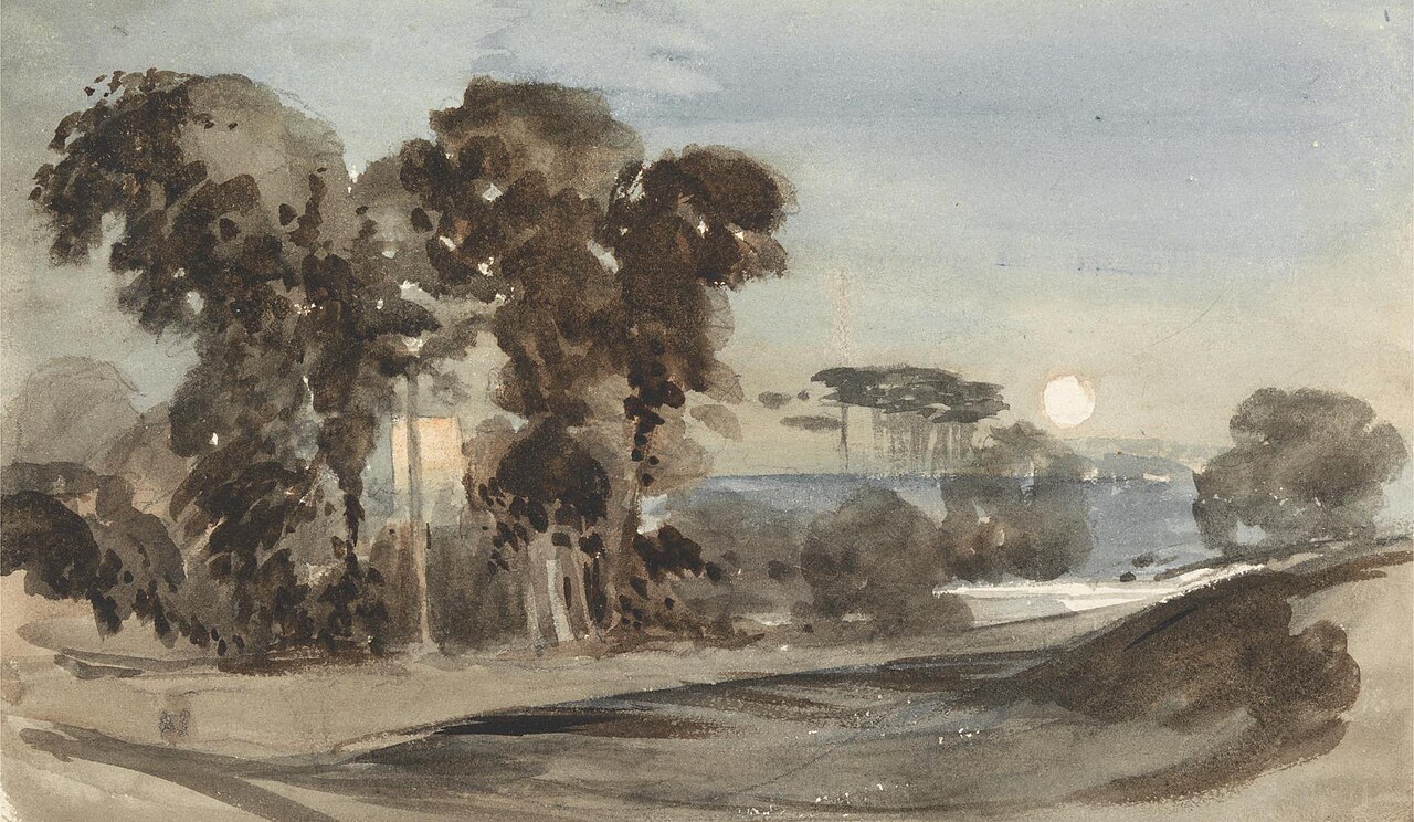 Landscape by Moonlight by John Varley